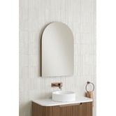 Temple &amp; Webster Mecca 600mm Arch Mirrored Shaving Cabinet
