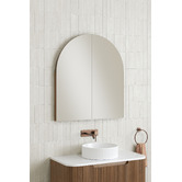 Temple &amp; Webster Mecca 800mm Arch Mirrored Shaving Cabinet
