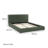 Temple &amp; Webster Coco Upholstered Bed