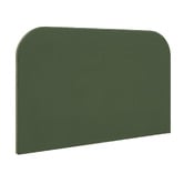 Temple &amp; Webster Forest Green Alpha Velvet Bedhead