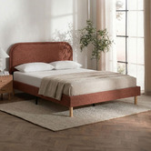 Temple &amp; Webster Elba Upholstered Bed Frame