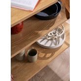 Temple &amp; Webster Obera Kitchen Island Bench with Storage