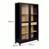 Temple &amp; Webster Matilda Display Cabinet