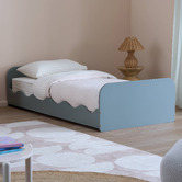 Temple &amp; Webster Wavy Single Floor Bed