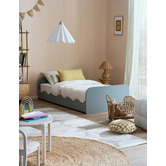Temple &amp; Webster Wavy Single Floor Bed