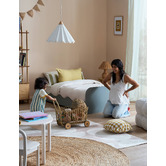 Temple &amp; Webster Wavy Single Floor Bed