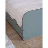 Temple &amp; Webster Wavy Single Floor Bed