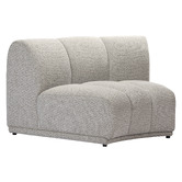 Temple &amp; Webster Arco Curved Armless Lounge Chair