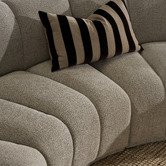 Temple &amp; Webster Arco Curved 4 Seater Modular Sofa