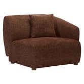 Temple &amp; Webster Crescent Right Corner Lounge Chair