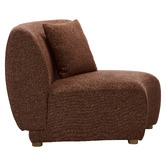 Temple &amp; Webster Crescent Wedge Armless Lounge Chair