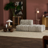 Temple &amp; Webster Arco Upholstered Ottoman