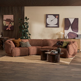 Temple &amp; Webster Crescent 5 Seater Modular Sofa