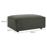 Temple &amp; Webster Russo 5 Seater Sofa &amp; Ottoman Set