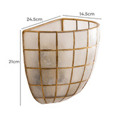 Temple &amp; Webster Ellidy Capiz Shell Wall Light
