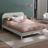 Temple &amp; Webster Elba Upholstered Bed Frame