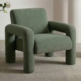 Temple &amp; Webster Ana Chenille Armchair