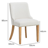 Temple &amp; Webster Oatlands Upholstered Dining Chairs
