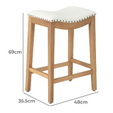 Temple &amp; Webster 69cm Oatlands Bar Stools