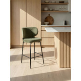 Temple &amp; Webster 66cm Petra Upholstered Bar Stools
