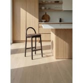 Temple &amp; Webster 65.5cm Lottie Arched Solid Beech Wood Bar Stool