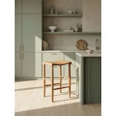 Temple &amp; Webster 65cm Kobe Ash Wood Barstool