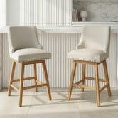 Temple &amp; Webster 65cm Oatlands Swivel Bar Stools