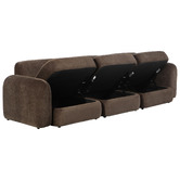 Temple &amp; Webster Cora 4 Seater Modular Sofa with Storage