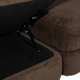 Temple &amp; Webster Cora 4 Seater Modular Sofa with Storage