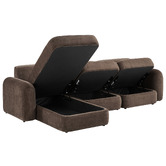 Temple &amp; Webster Cora 4 Seater Modular Sofa with Chaise &amp; Storage