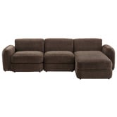 Temple &amp; Webster Cora 4 Seater Modular Sofa with Chaise &amp; Storage