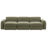 Temple &amp; Webster Cora 4 Seater Modular Sofa with Storage
