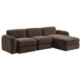 Temple &amp; Webster Cora 4 Seater Modular Sofa with Chaise &amp; Storage
