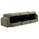 Temple &amp; Webster Cora 4 Seater Modular Sofa with Storage