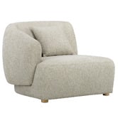 Temple &amp; Webster Crescent Left Corner Lounge Chair