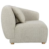 Temple &amp; Webster Crescent Right Corner Lounge Chair
