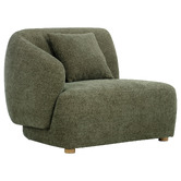 Temple &amp; Webster Crescent Left Corner Lounge Chair