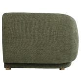 Temple &amp; Webster Crescent Left Corner Lounge Chair