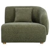 Temple &amp; Webster Crescent Right Corner Lounge Chair