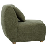 Temple &amp; Webster Crescent Wedge Armless Lounge Chair