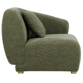 Temple &amp; Webster Crescent Right Corner Lounge Chair