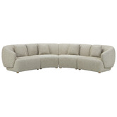 Temple &amp; Webster Crescent 5 Seater Modular Sofa