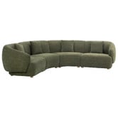 Temple &amp; Webster Crescent 5 Seater Modular Sofa