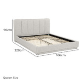 Temple &amp; Webster Natural Renee Queen Bed