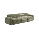 Temple &amp; Webster Cora 4 Seater Modular Sofa with Storage