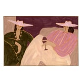 Temple &amp; Webster Sangria Sisters Framed Canvas Wall Art