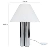 Temple &amp; Webster Alma Stacked Column Iron Table Lamp