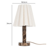 Temple &amp; Webster Juni Marble Table Lamp