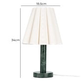 Temple &amp; Webster Juni Marble Table Lamp