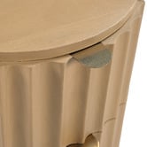 Temple &amp; Webster Harriet 2 Drawer Mango Wood Bedside Table
